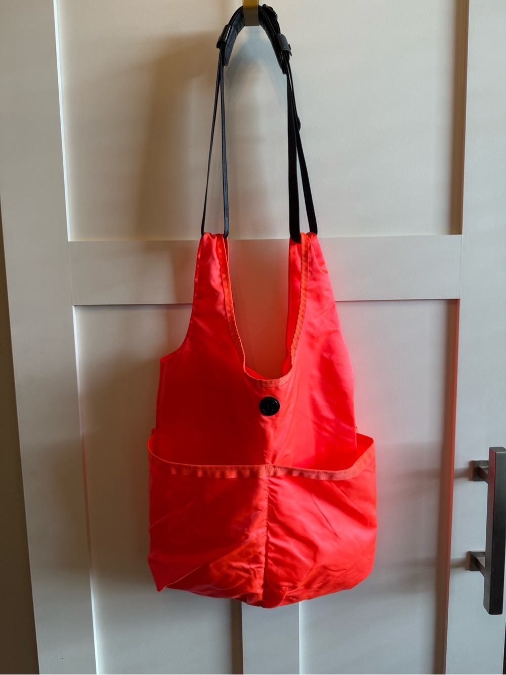 Lululemon Women's Bright Coral Tote Bag with Shoulder Strap, Did It For Susanna